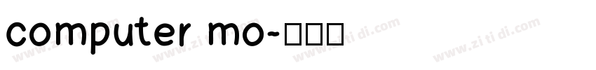 computer mo字体转换